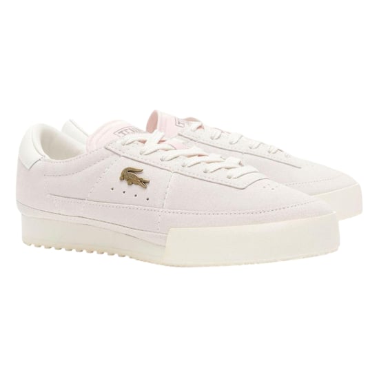 Lacoste - "L003 Neo" Sneaker für Damen, Wildleder, Klobiger Absatz (Naturweiß) - Image 3