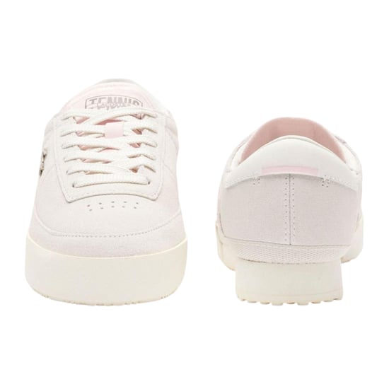 Lacoste - "L003 Neo" Sneaker für Damen, Wildleder, Klobiger Absatz (Naturweiß) - Image 4
