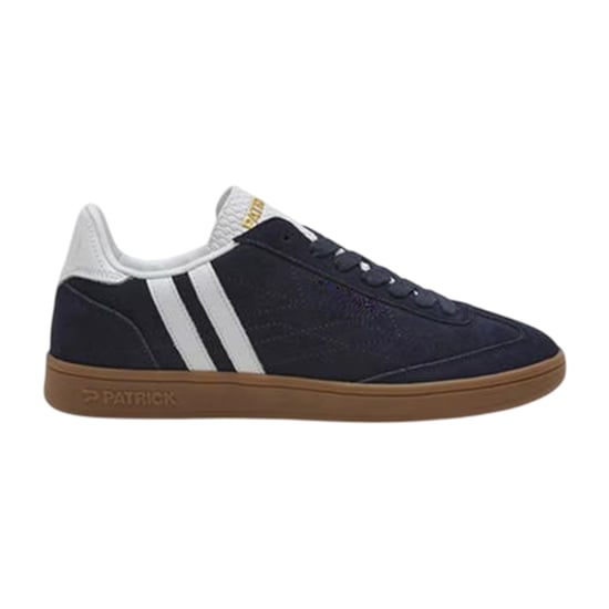 Patrick - "Lyon" Sneaker für Herren, Leder, Cupsohle (Marine/Weiß/Gummi Rosa) - Image 1