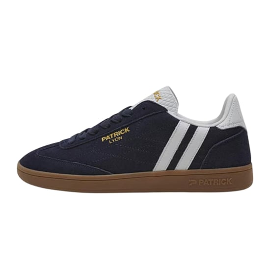 Patrick - "Lyon" Sneaker für Herren, Leder, Cupsohle (Marine/Weiß/Gummi Rosa) - Image 2