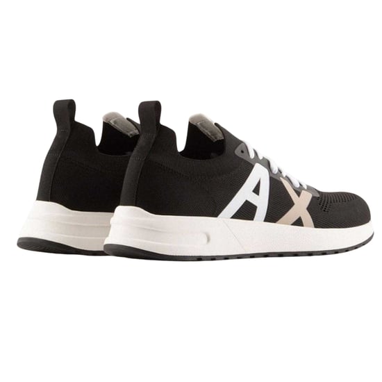 Armani Exchange - Logo Sneaker für Herren (Schwarz/Weiß) - Image 2