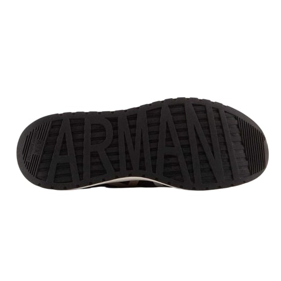Armani Exchange - Logo Sneaker für Herren (Schwarz/Weiß) - Image 3
