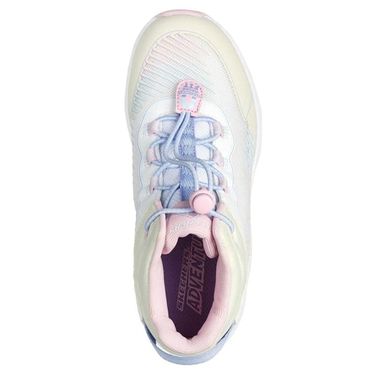 Skechers - "Adventurer" Sneaker für Kinder, Niedrig geschnitten (Naturweiß/Pink) - Image 3