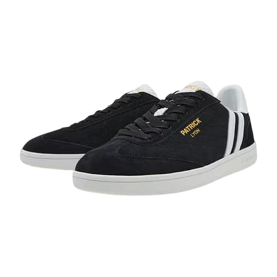 Patrick - "Lyon" Sneaker für Herren, Leder, Cupsohle (Schwarz/Weiß) - Image 4
