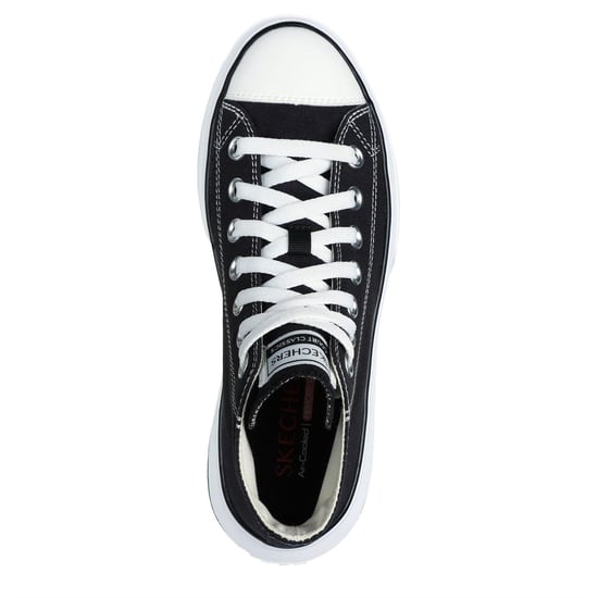 Skechers - Sneaker für Damen, Zum Schnüren (Schwarz/Weiß) - Image 2