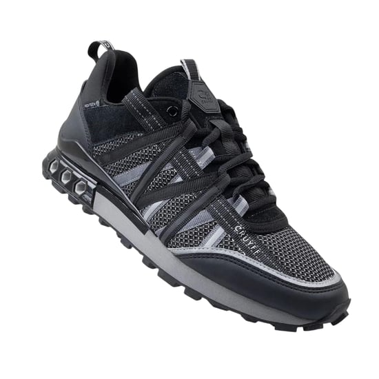 Cruyff - Sechseck Sneaker für Damen, Wildleder, Hex-Tech (Schwarz/Grau) - Image 3