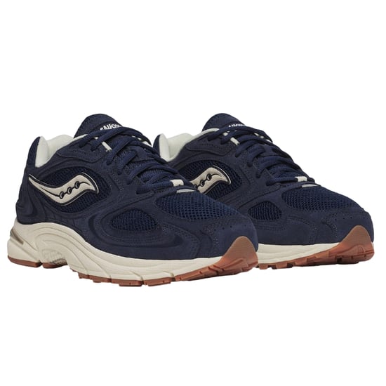 Saucony - "Jazz 9" Retro Schuhe für Herren/Damen Unisex, Leder (Marine) - Image 4