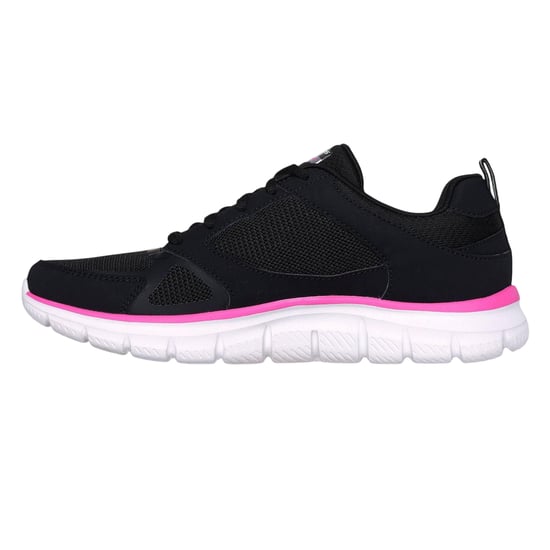 Skechers - "Track" Sneaker für Kinder, Zum Anschlüpfen (Schwarz/Pink) - Image 2