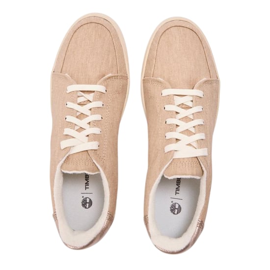 Timberland - "Emerson Street" Schuhe für Damen, Canvas, Flach (Hellbeige) - Image 3