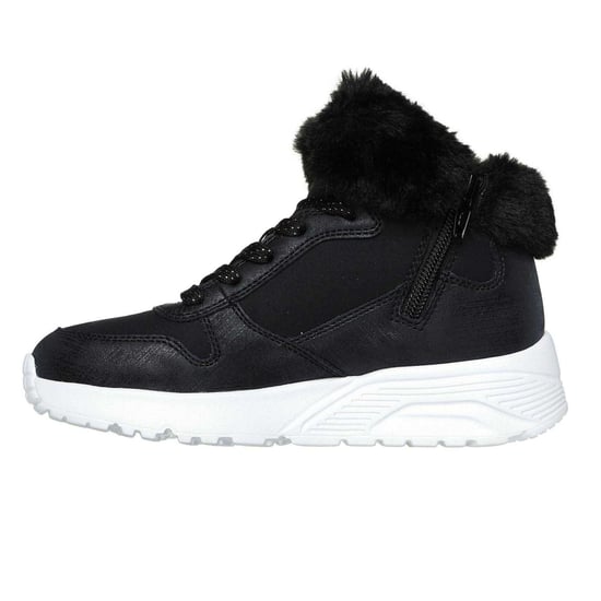 Skechers - "Uno Lite" High Top Turnschuhe für Kinder (Schwarz/Roségold) - Image 2