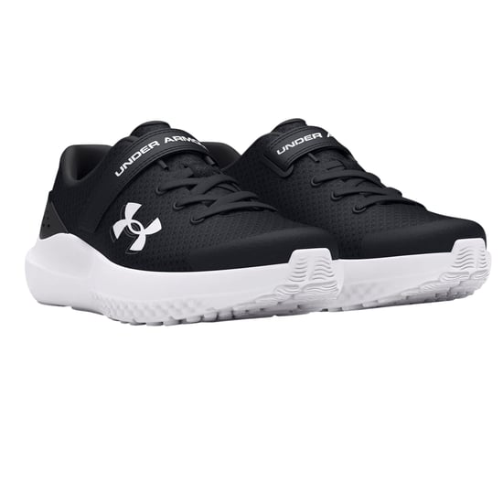 Under Armour - "Surge 4" Sneaker für Kinder (Schwarz/Weiß) - Image 4