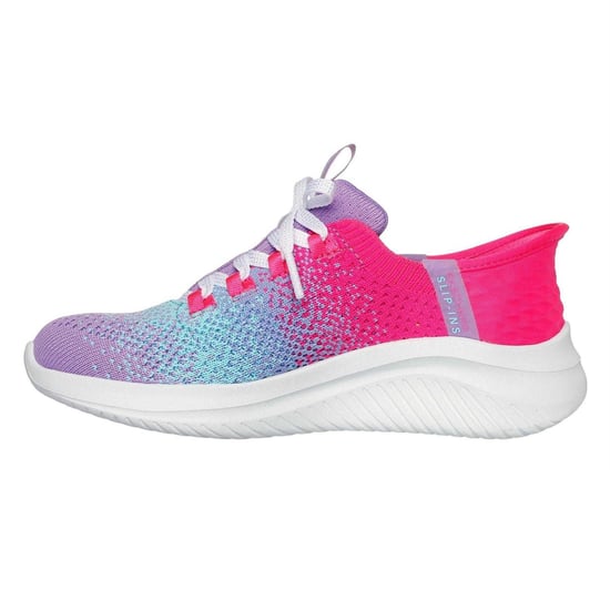 Skechers - "Ultra Flex 3.0" Farbverlauf Sneaker für Kinder (Pink/Weiß/Pastellgrün) - Image 2