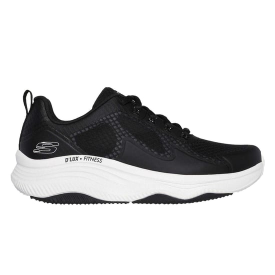Skechers - "D´Lux Fitness" Sneaker für Damen (Schwarz/Weiß) - Image 1