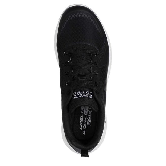 Skechers - "D´Lux Fitness" Sneaker für Damen (Schwarz/Weiß) - Image 4