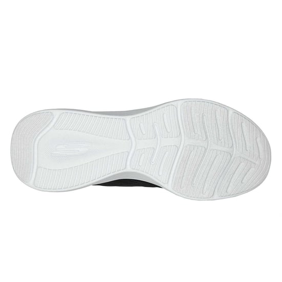 Skechers - "Hotmelt" Sneaker für Damen, Netzmaterial, Zum Schnüren (Schwarz/Weiß) - Image 4