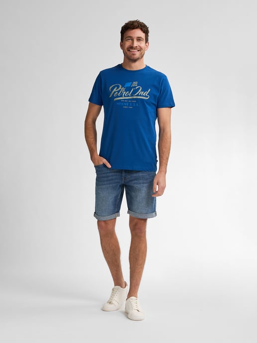 Petrol Industries - Bullseye Denim-Shorts Sail Herren - Blau - Image 5