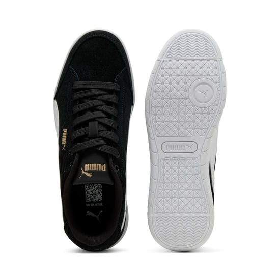 Puma Vikky Star SD Wildleder Damen Schwarz Sneakers - Image 5