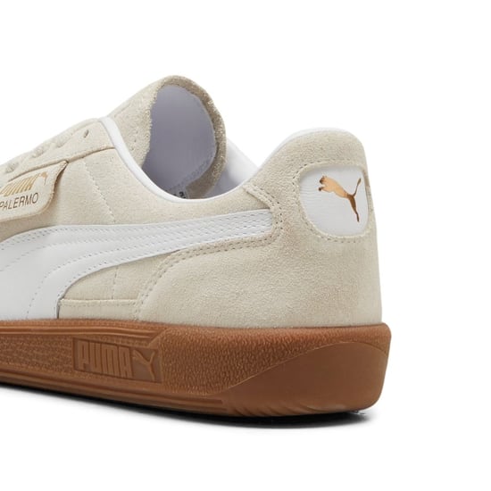 Puma Palermo Wildleder Damen Weißer Sneaker - Image 4