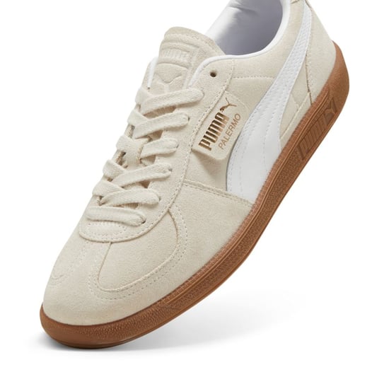 Puma Palermo Wildleder Damen Weißer Sneaker - Image 6