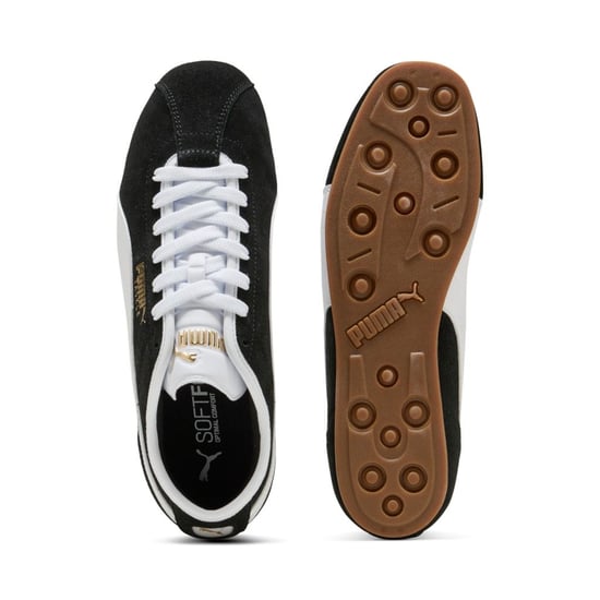 Puma Tackle Wildleder Damen Schwarz Sneakers - Image 5