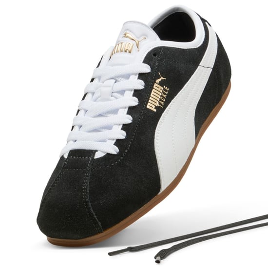 Puma Tackle Wildleder Damen Schwarz Sneakers - Image 6