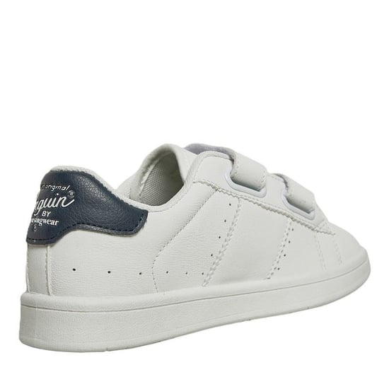 Penguin Junior Marmor Weiß/Navy Turnschuhe - Image 2