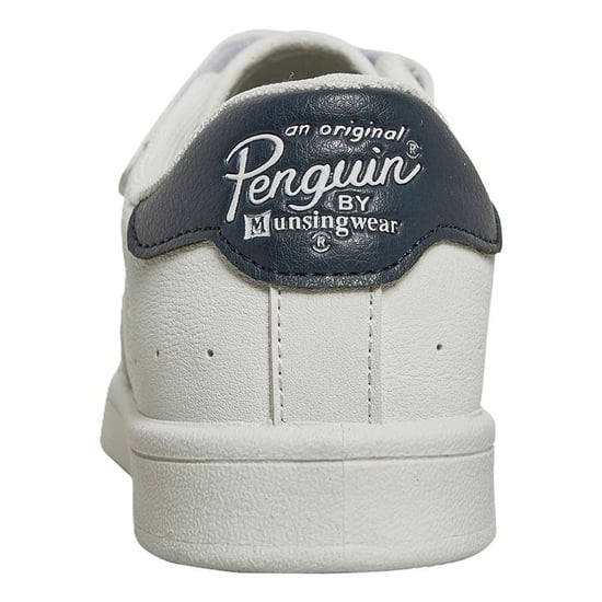 Penguin Junior Marmor Weiß/Navy Turnschuhe - Image 4