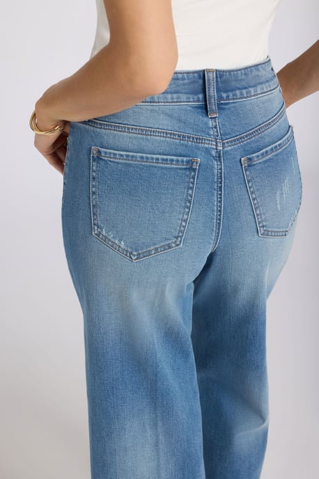 Teresa Weite Bein Knöchellange Jeans - Image 5