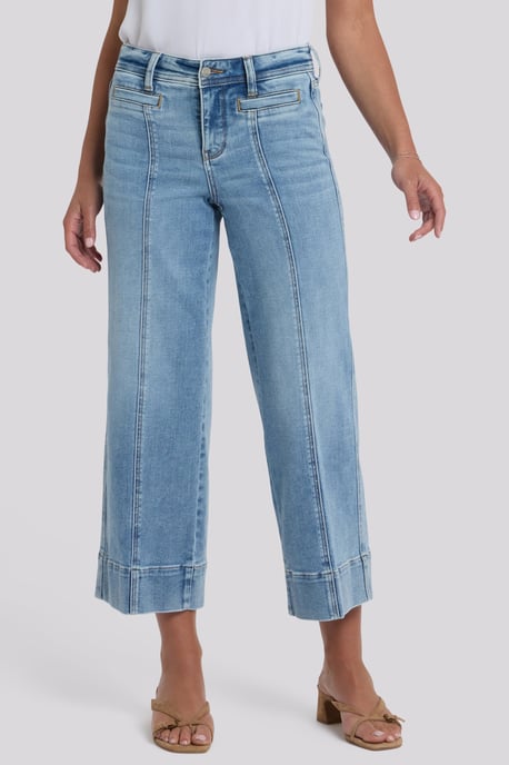 Teresa Weite Bein Knöchellange Jeans - Image 4