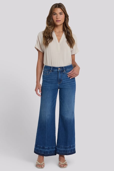 Mia Palazzo Ankle Jeans mit hohem Bund - Image 1