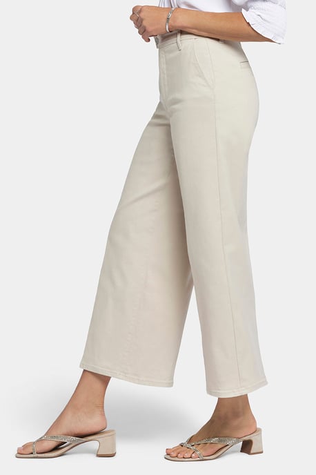 Mona Weite Beinform Hose Ankle Jeans mit Hohem Bund - Image 3