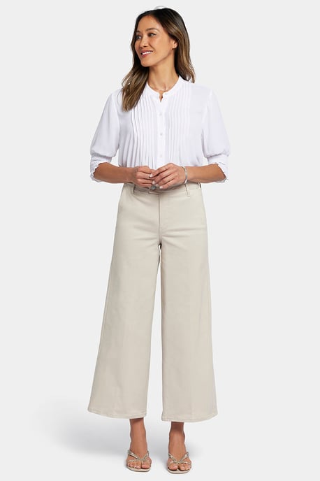 Mona Weite Beinform Hose Ankle Jeans mit Hohem Bund - Image 4