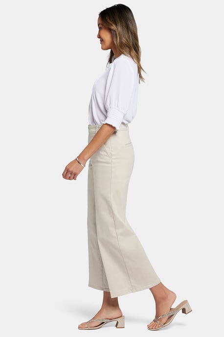 Mona Weite Beinform Hose Ankle Jeans mit Hohem Bund - Image 5