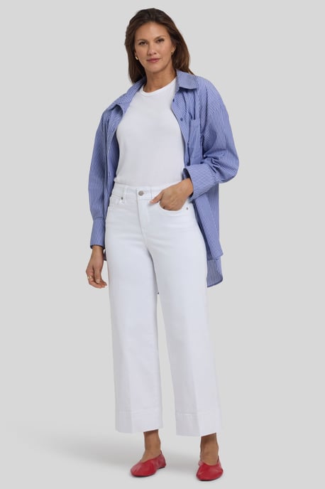 Teresa Weite Bein Knöchellange Jeans - Image 1