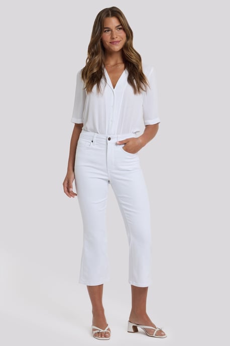 Monica Kick-Flare-Crop-Jeans mit hoher Taille - Image 1