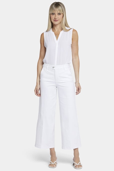 Mona Weite Beinform Ankle Jeans mit Hohem Bund - Image 4