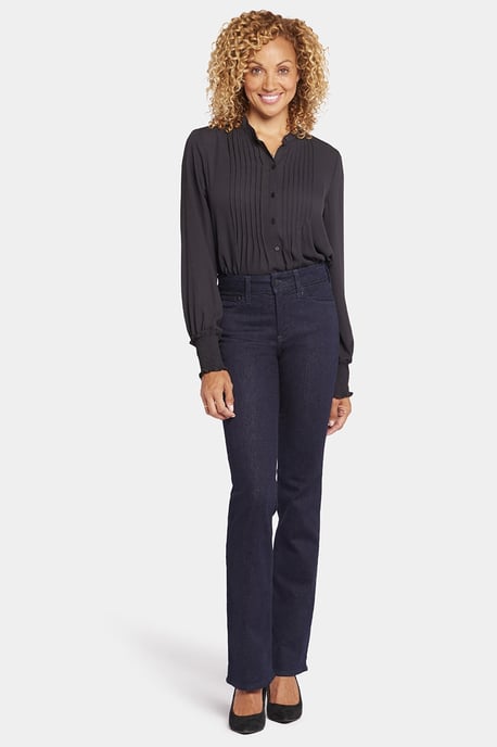 Barbara Bootcut Jeans Dunkelblau Premium Denim (Petite) - Image 1