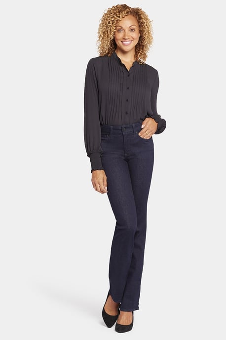 Barbara Bootcut Jeans Dunkelblau Premium Denim (Petite) - Image 5