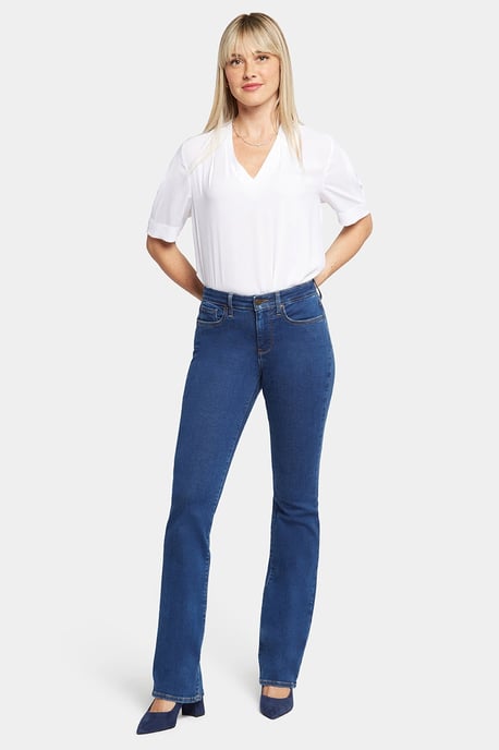 Barbara Bootcut Jeans Mittelblau Premium-Denim (Petite) - Image 1
