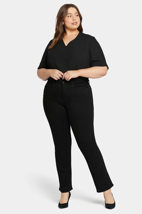 Barbara Bootcut Schwarzes Premium-Denim (Plus) - Image 4