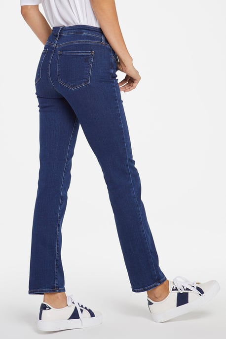 Sheri Slim Jeans Mittelblau Premium-Denim (Lang) - Image 2