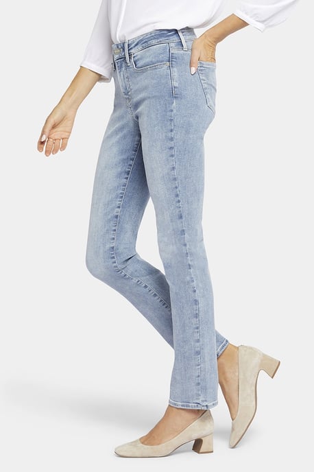 Sheri Slim Jeans Hellblau Premium-Denim (Lang) - Image 3