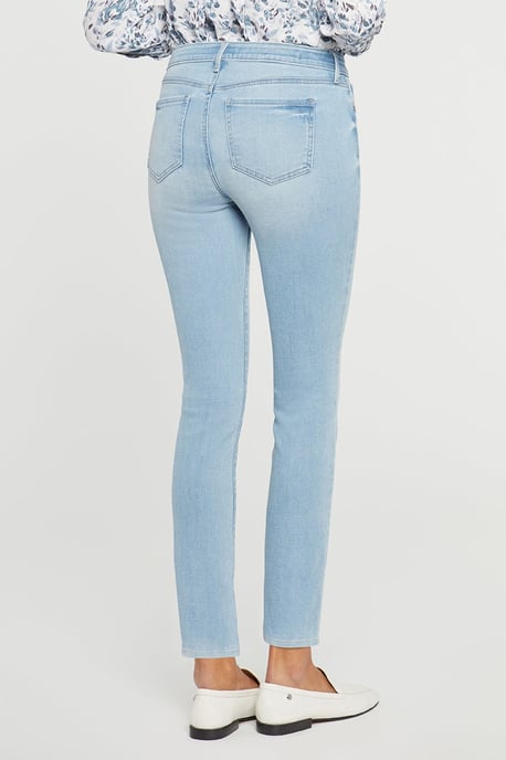 Alina Slim-Fit-Jeans Hellblau Premium-Denim - Image 2
