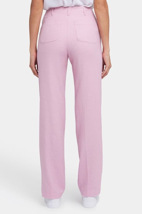 Marilyn Gerade Hosen aus Stretch-Leinen - Image 1