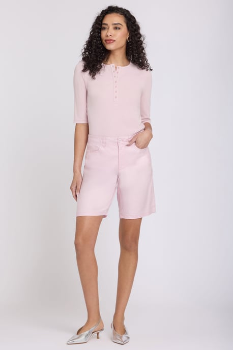 5-Pocket-Bermuda-Shorts aus Stretch-Leinen - Image 1