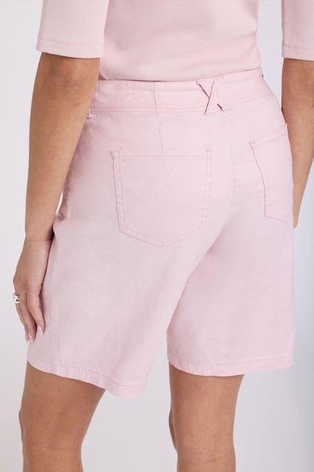 5-Pocket-Bermuda-Shorts aus Stretch-Leinen - Image 5