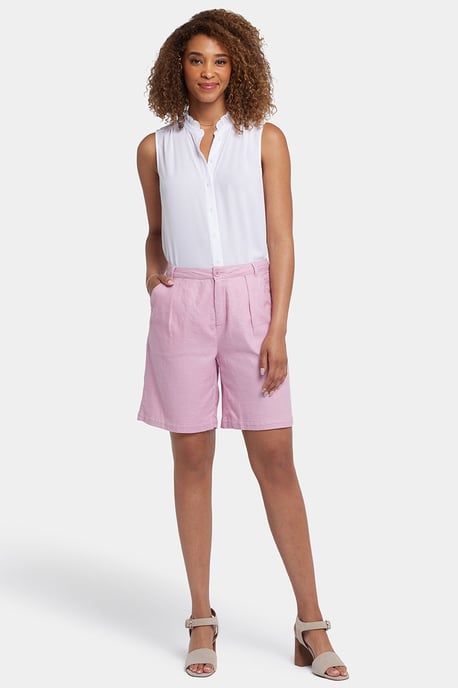 Lässige Shorts aus Stretch-Leinen - Image 4