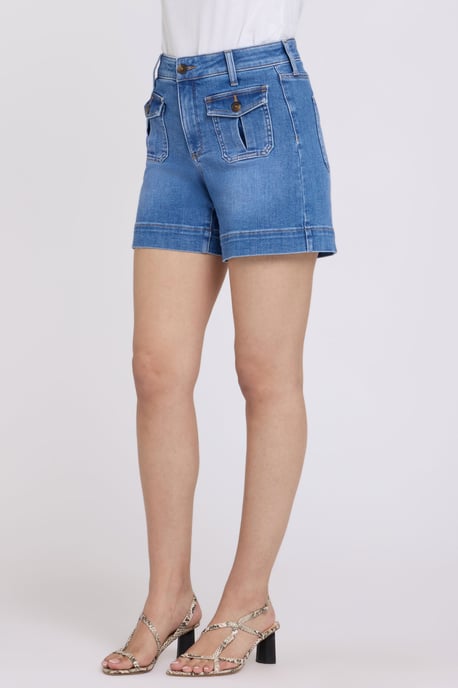 Berkyn Relaxed Denim-Shorts mit Hoher Leibhöhe - Image 3
