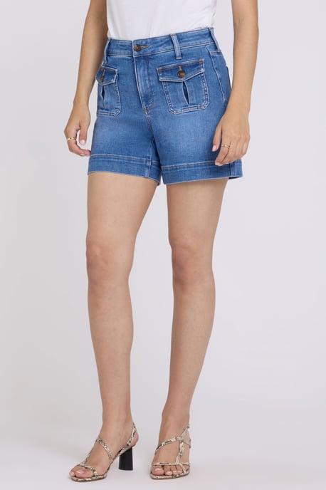 Berkyn Relaxed Denim-Shorts mit Hoher Leibhöhe - Image 4