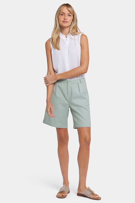 Lässige Shorts aus Stretch-Leinen - Image 4